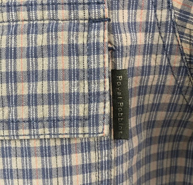 Royal Robbins Button Up Long Sleeve Plaid Shirt