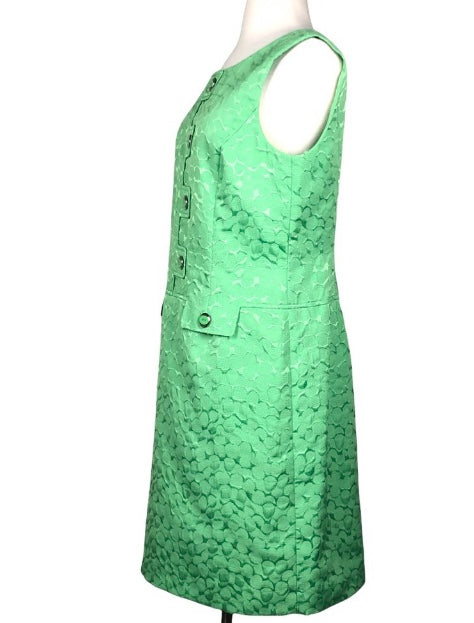 Tahari Asl Green Midi Dress Size 10P