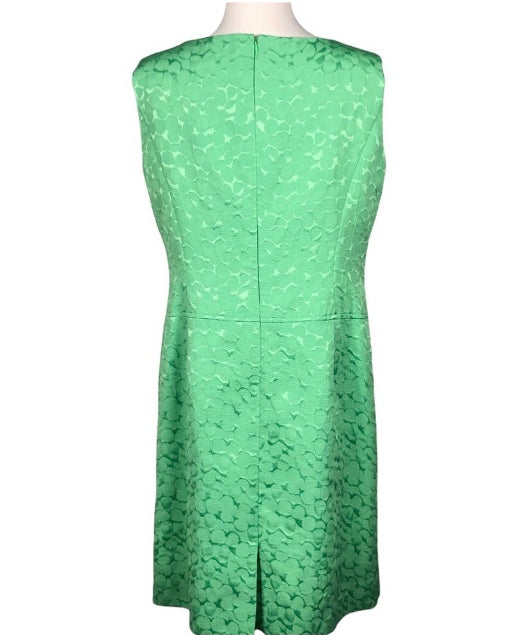 Tahari Asl Green Midi Dress Size 10P