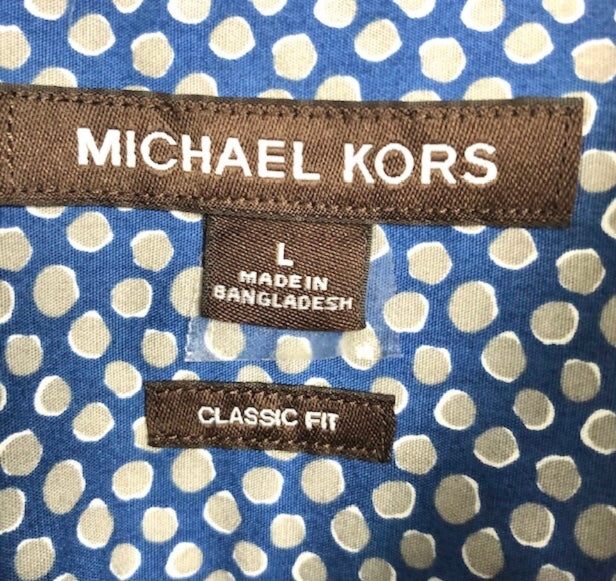 Michael Kors Classic Fit Button Up Shirt