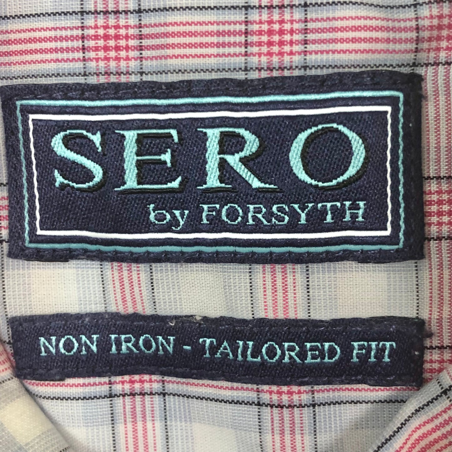 Sero By Forsyth Non-Iron Tailored Fit Long Sleeve Button Down Shirt