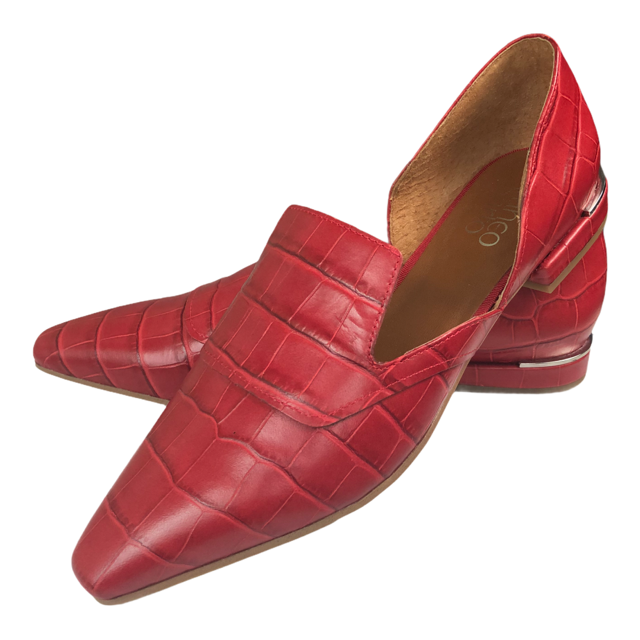 Franco Sarto Red Artisan Loafer Size 7M